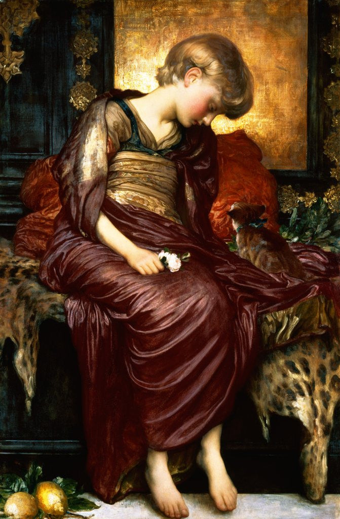 Detail of Kittens by Frederick Leighton
