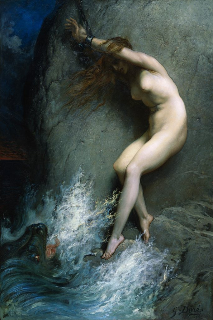 Detail of Andromeda by Gustave Dore