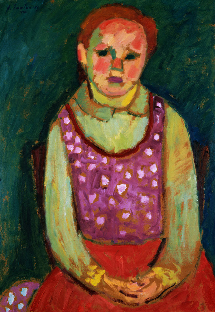 Detail of Redhead by Alexej Von Jawlensky