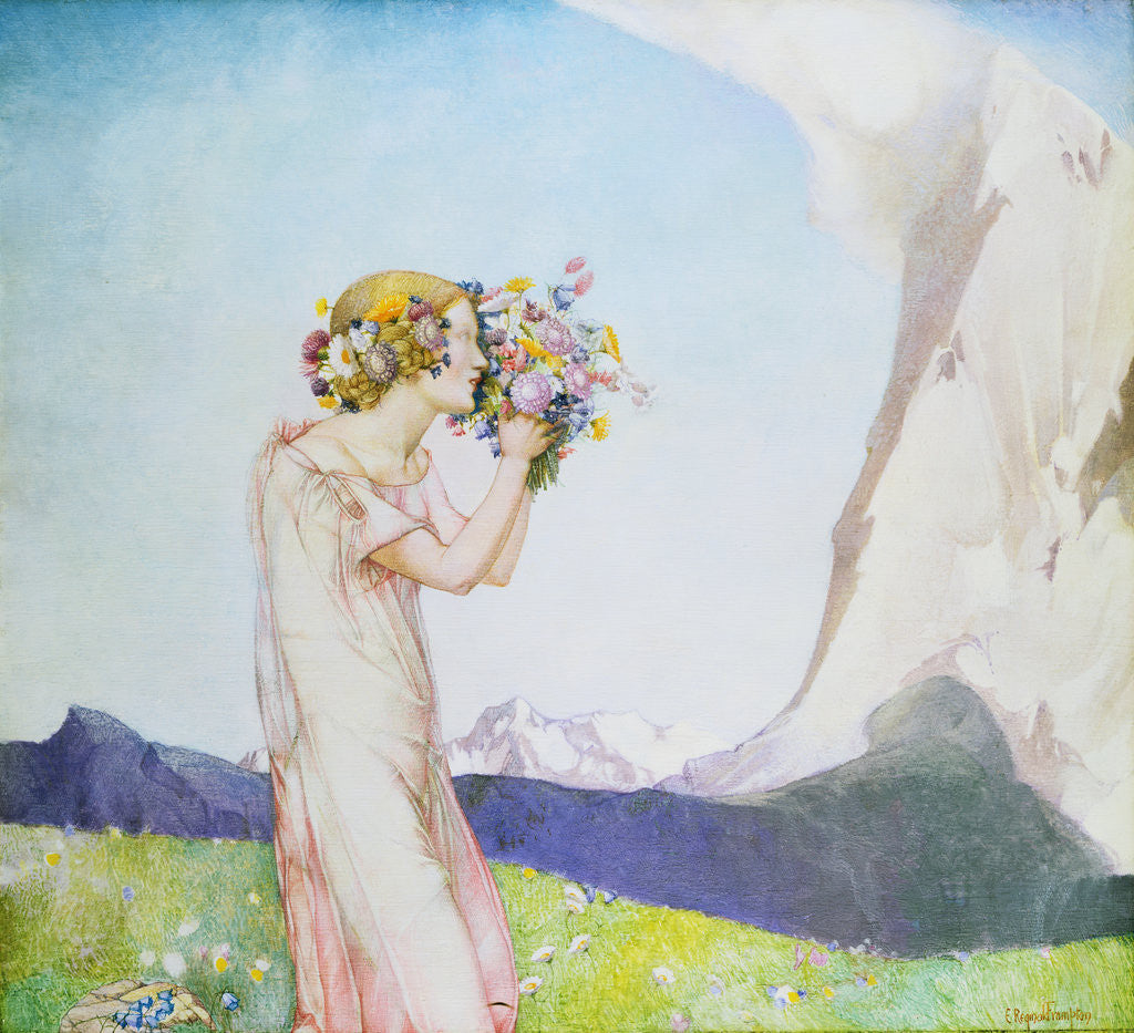 Detail of Flora Alpina by Edward Reginald Frampton