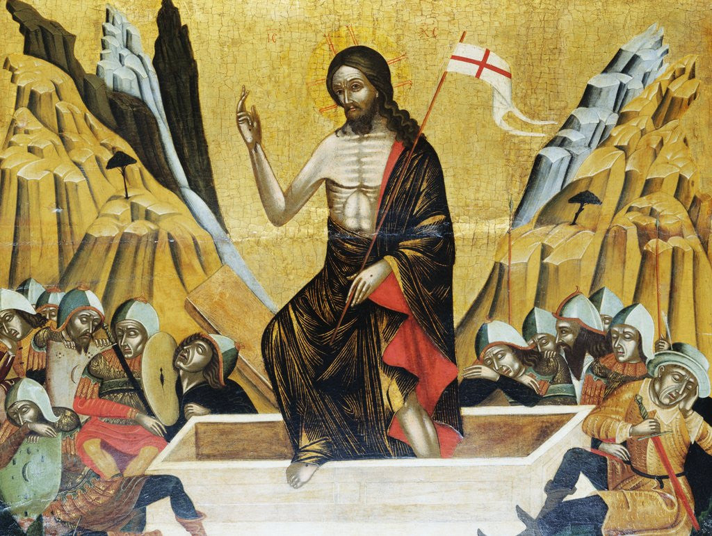 Detail of The Resurrection by Italo-Cretan School