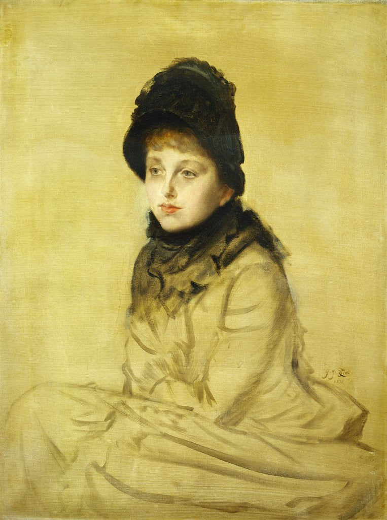 Detail of Portrait of Kathleen Newton by James Tissot