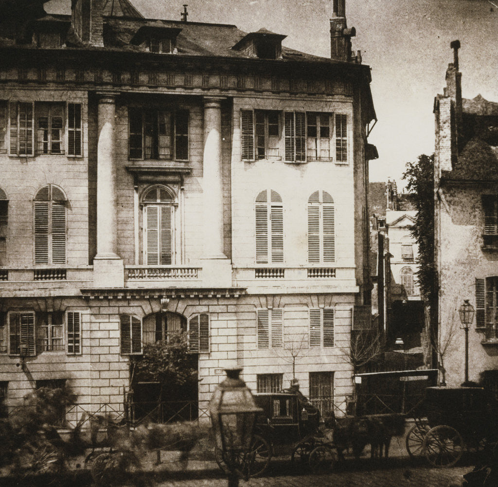 Detail of The Boulevard, Paris by William Henry Fox Talbot