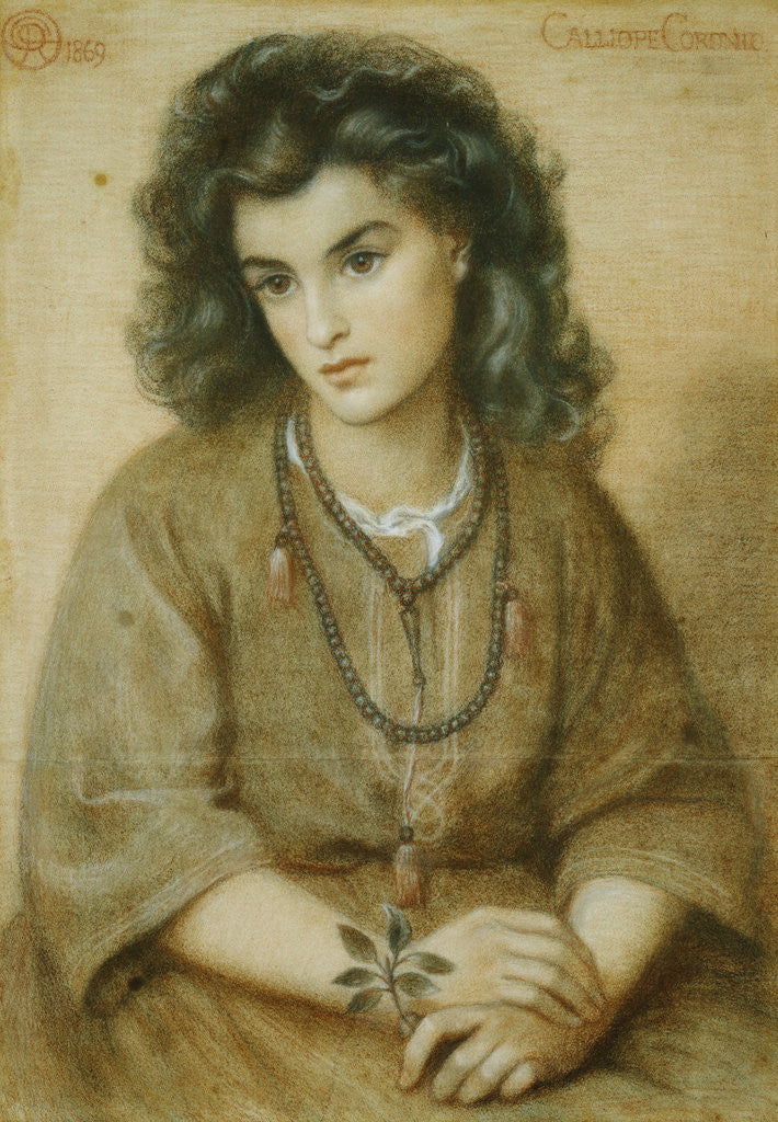 Calliope Coronio by Dante Gabriel Rossetti