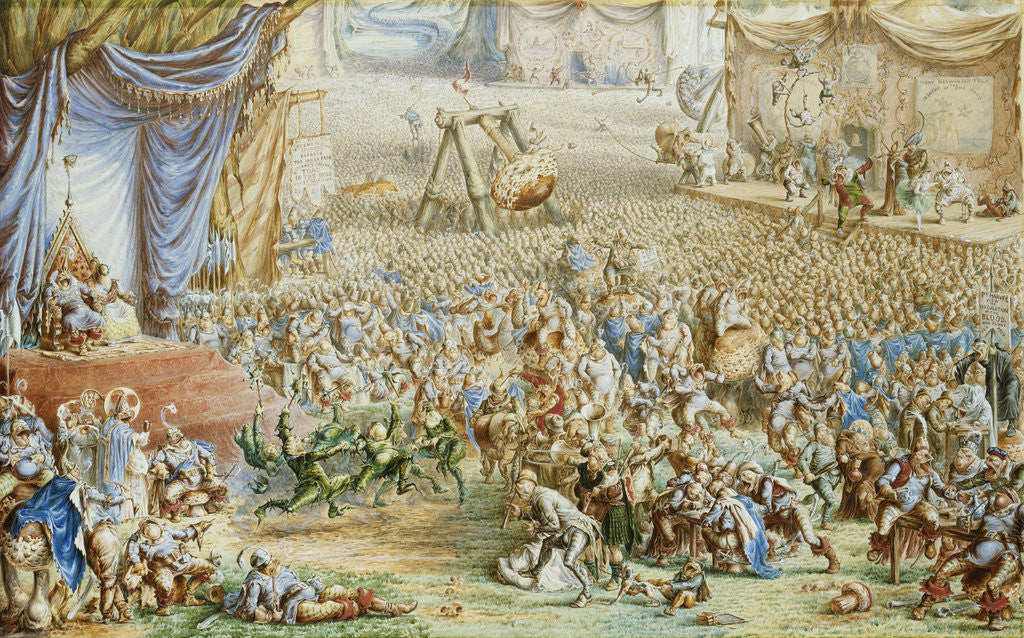 Detail of An Allegory of Contemporary Events by Henry Barnabus Bright