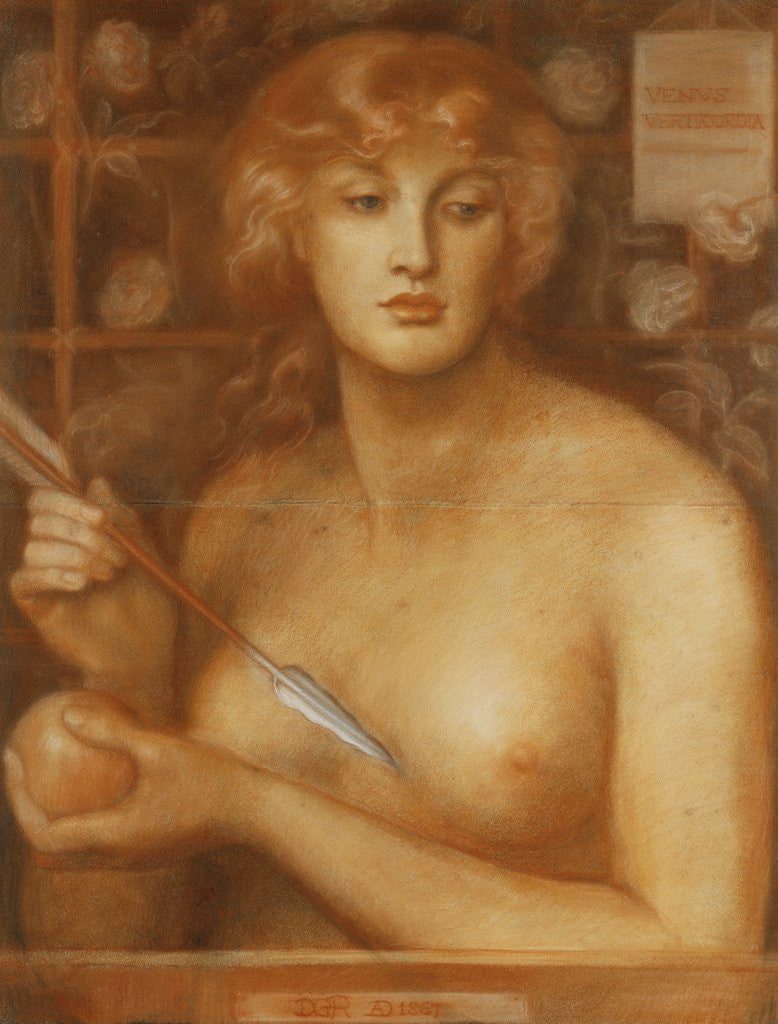 Detail of Venus Verticordia by Dante Gabriel Rossetti