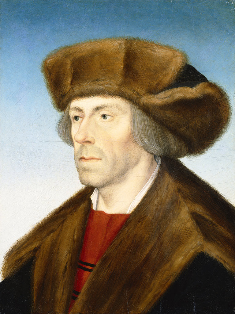 Detail of Portrait of a Gentleman by Hans Maler