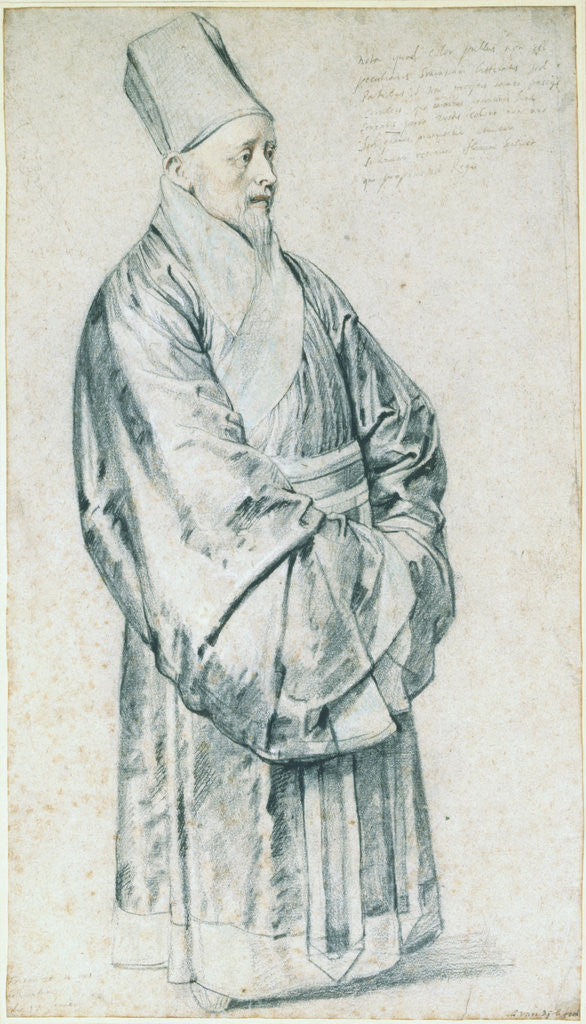 Detail of The Siamese, Ambassador, the Armenian by Anthony van Dyck