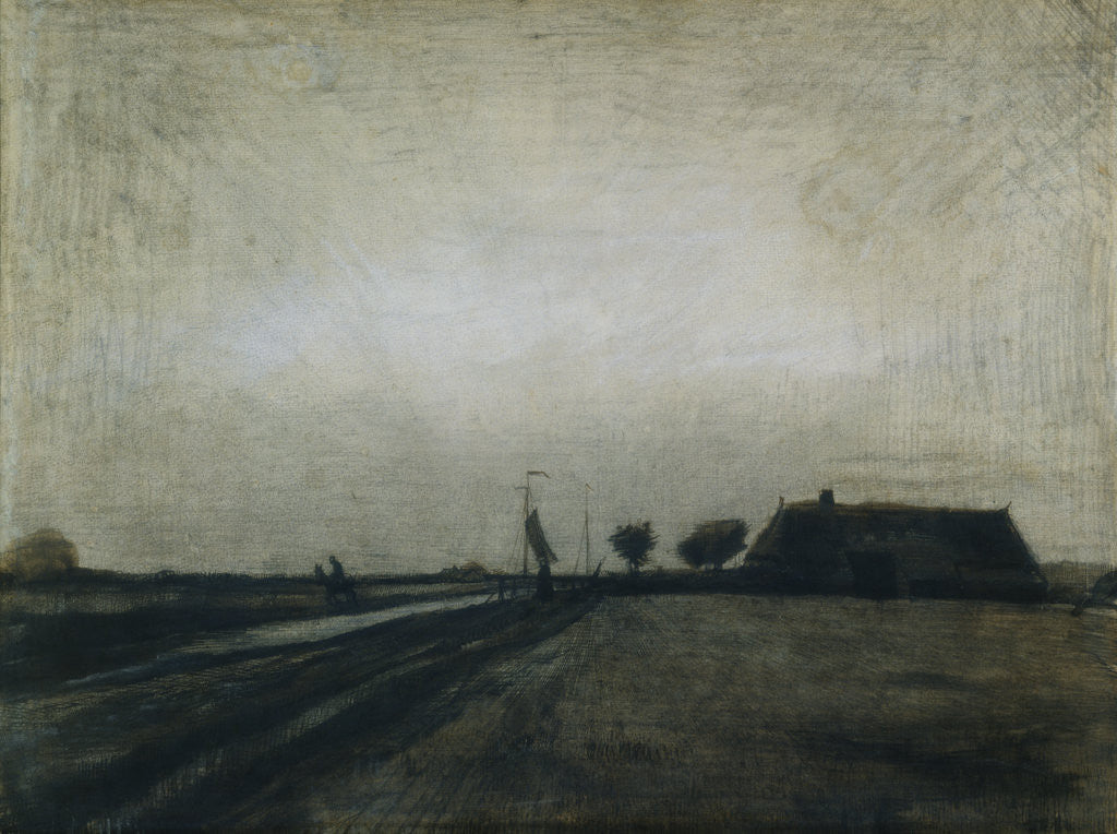 Detail of Sunrise by Vincent Van Gogh