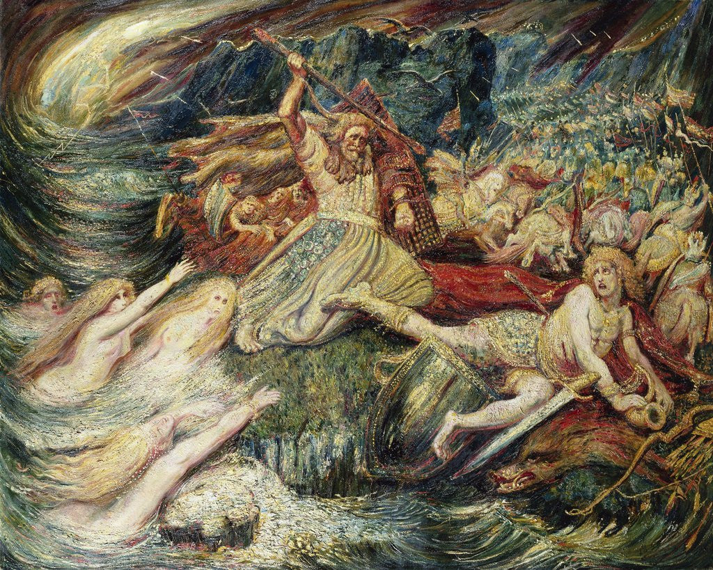 Detail of The Death of Siegfried by Henri de Groux