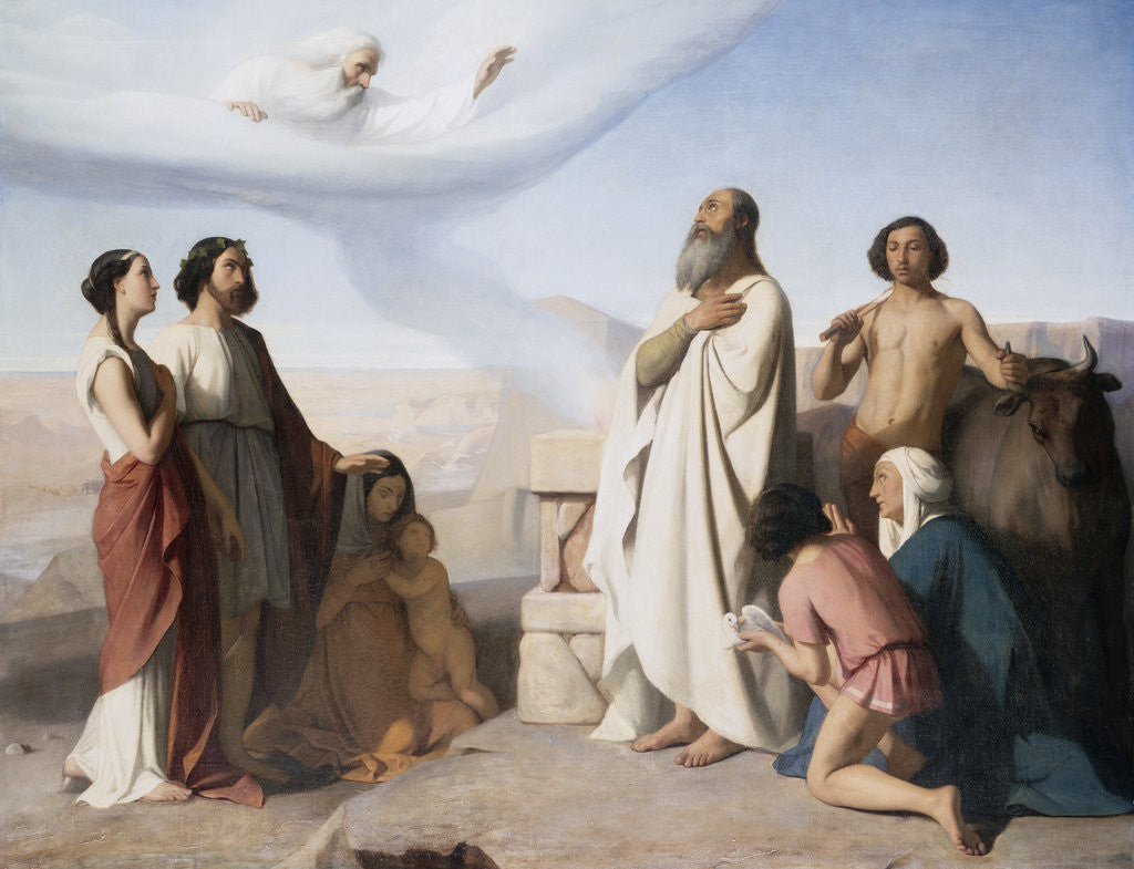 Detail of The Sacrifice of Noah by Thomas Couture