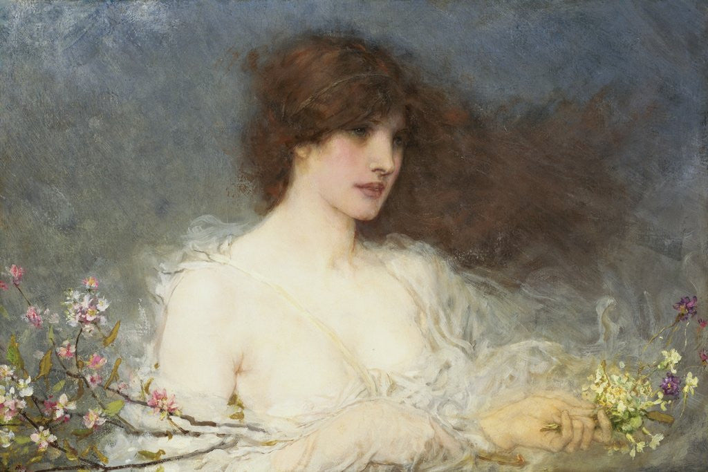 Detail of A Spring Idyll by George Henry Boughton