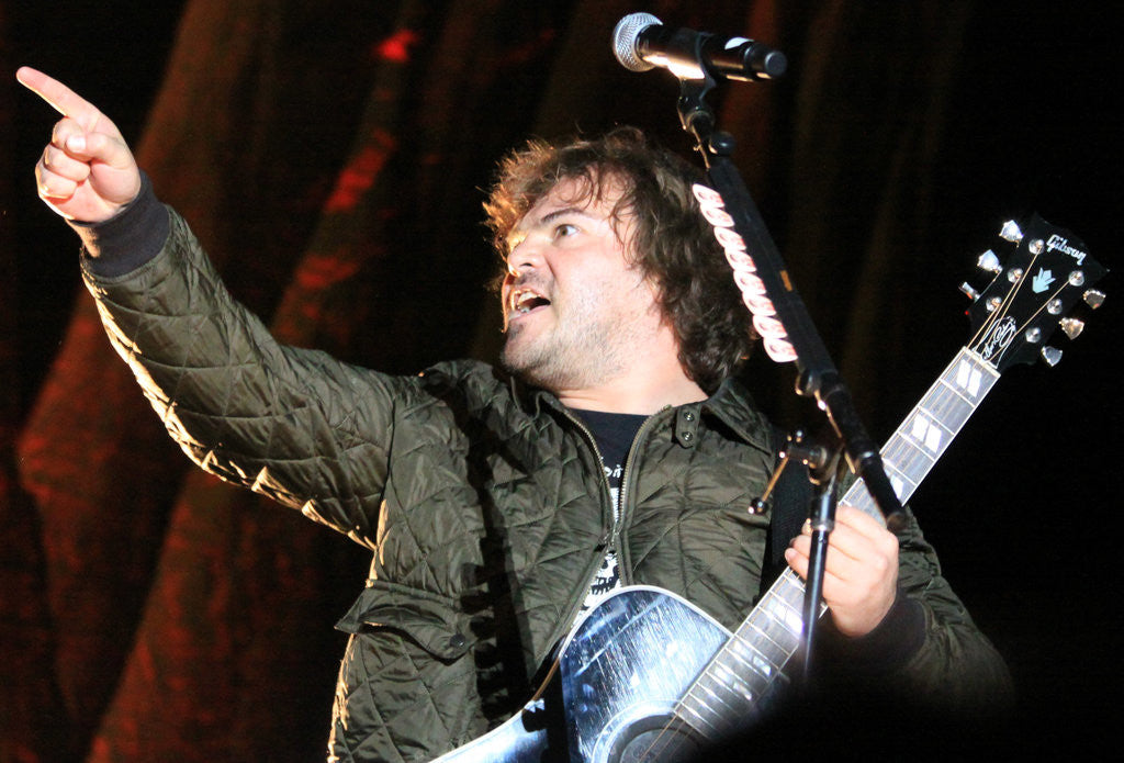 Detail of Tenacious D - Jack Black by L. Paul Mann