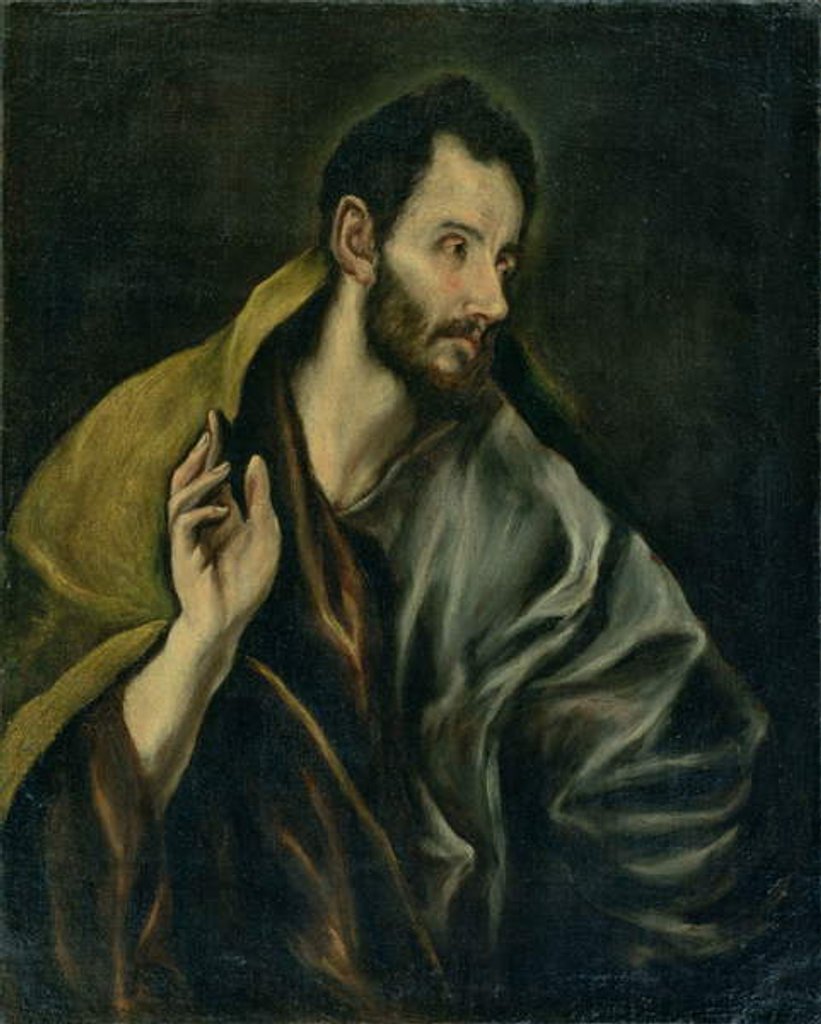 Detail of The Apostle Thomas by El Greco