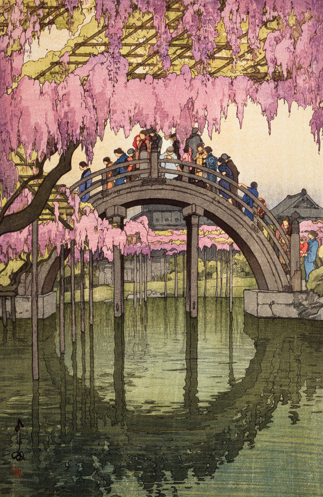 Detail of Kameido, from the series Tokyo Junidai by Yoshida Hiroshi