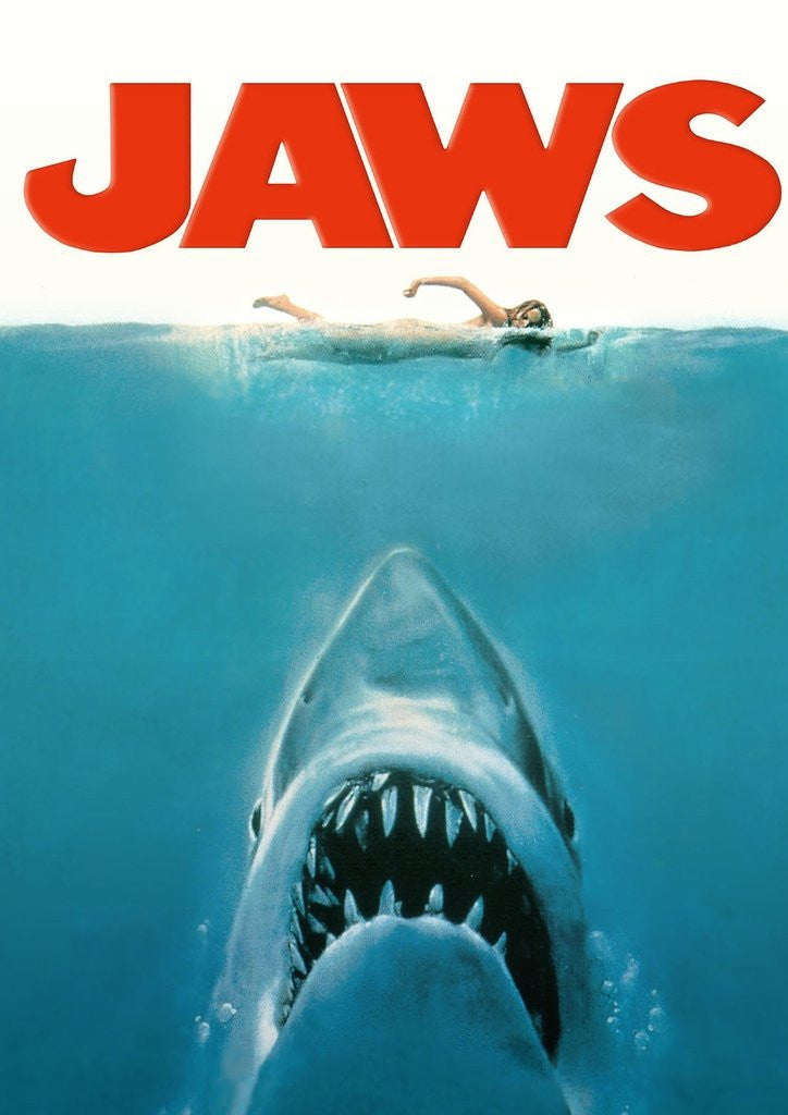 Detail of Jaws Movie Poster Original Artwork by Revolution Posters