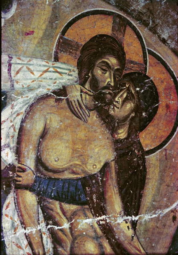 Detail of The Lamentation by Byzantine School