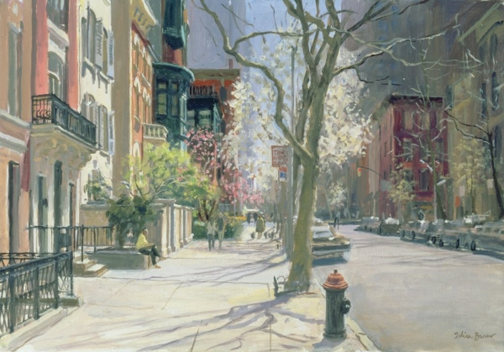 Detail of East 70th Street, New York, 1996 by Julian Barrow