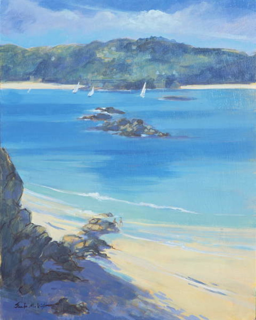 Detail of Salcombe - Fun on the Beach, 2000 by Jennifer Wright