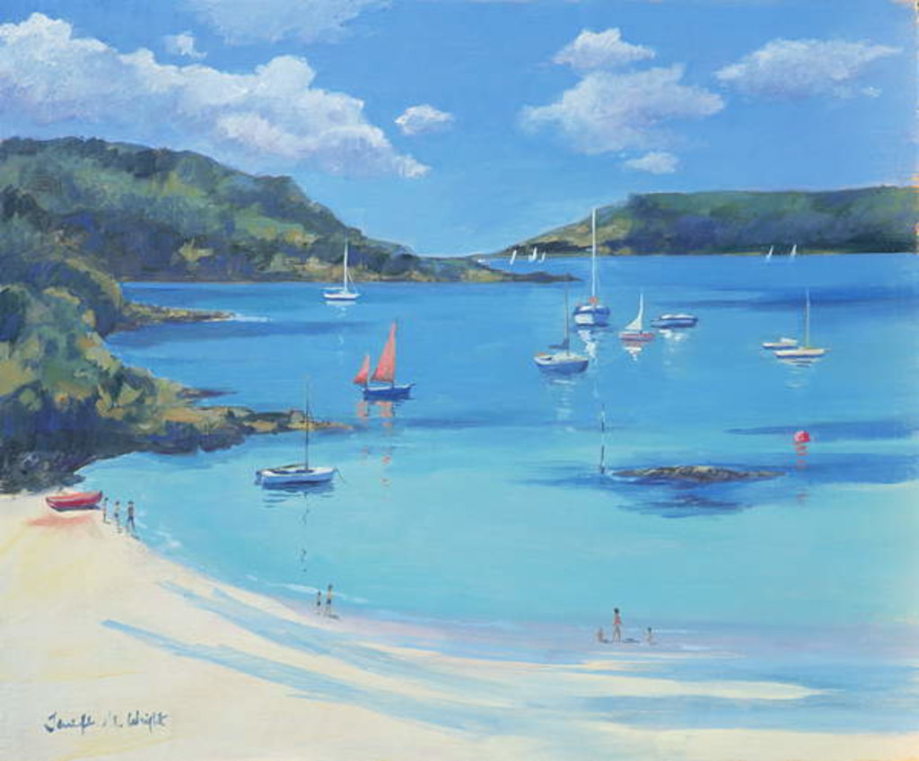 Detail of Sunny Cove, Salcombe, 2000 by Jennifer Wright