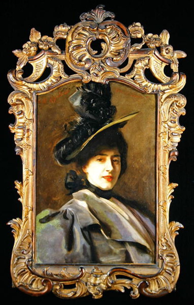 Detail of Portrait of Madame Flora Reyntiens, c.1895 by John Singer Sargent