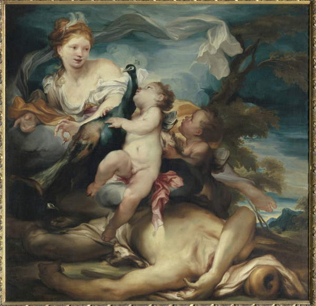 Detail of Juno and Argus by Gregorio de Ferrari