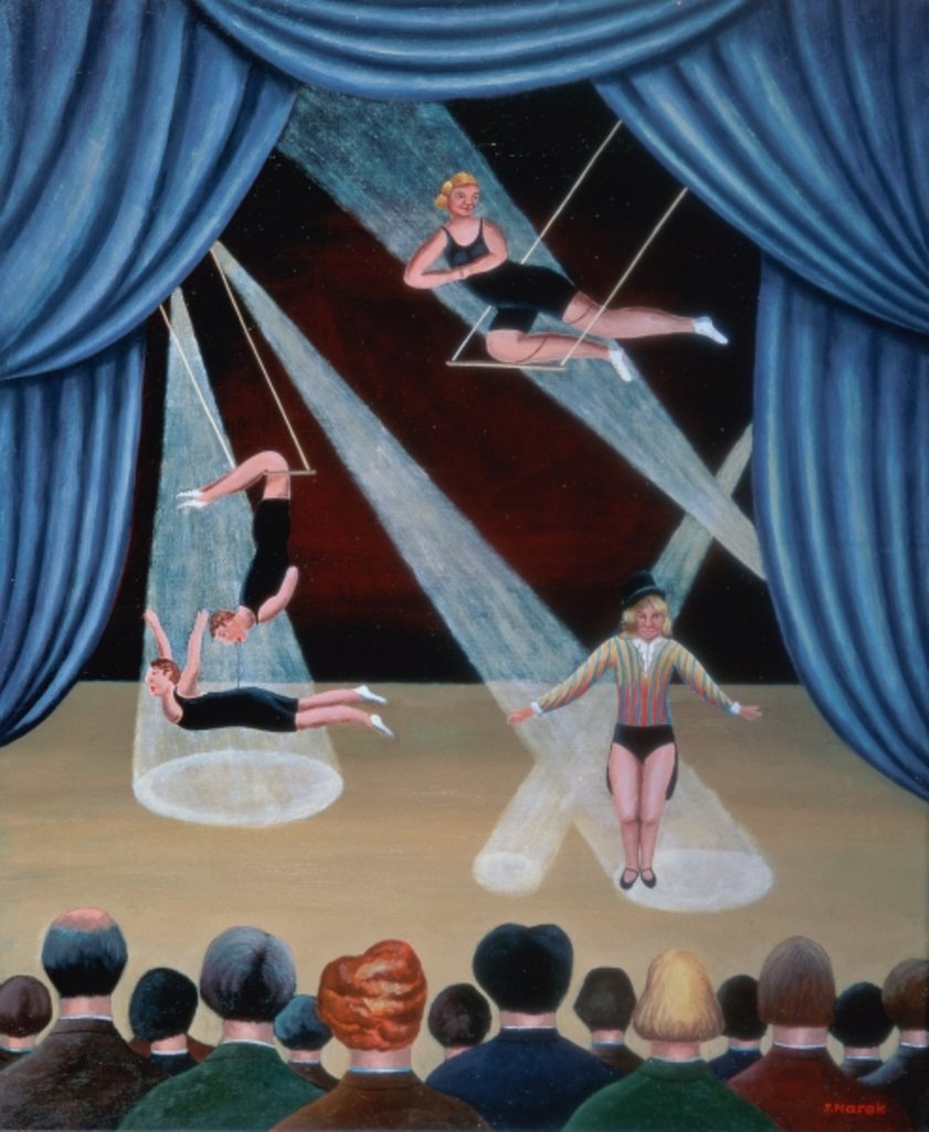 Detail of Circus Acrobats by Jerzy Marek