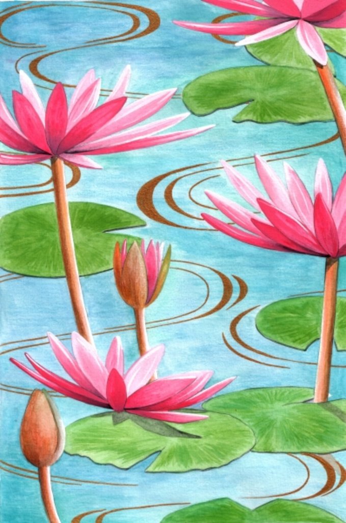 Detail of Lotus Flower, 2008 by Jenny Barnard