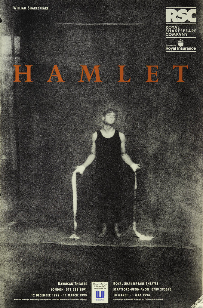 Detail of Hamlet, 1992/3 by Adrian Noble