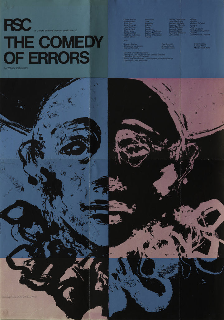 Detail of The Comedy of Errors, 1972 by Clifford Williams