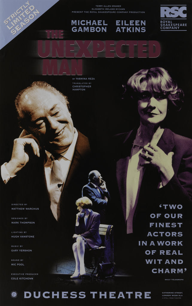 Detail of The Unexpected Man, 1998 by Matthew Warchus