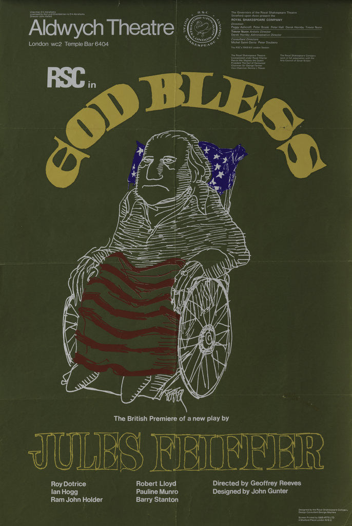 Detail of God Bless, 1968 by Geoffrey Reeves