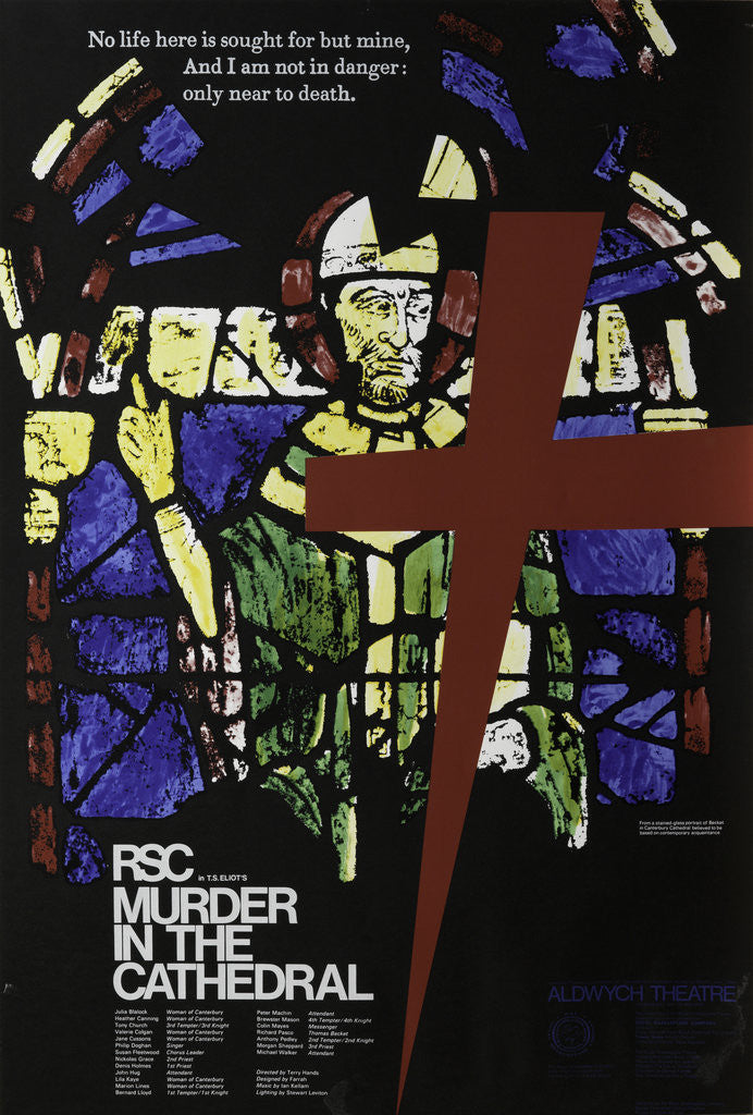 Detail of Murder in the Cathedral, 1972 by Terry Hands