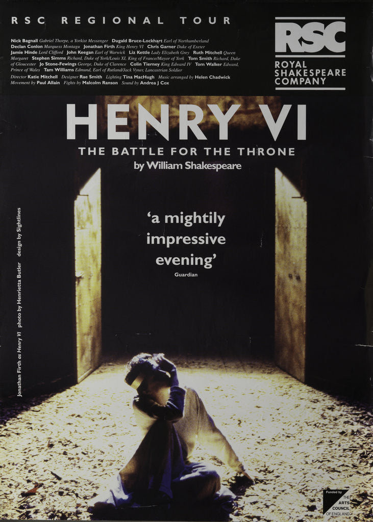 Detail of Henry VI - The Battle for the Throne, 1994/5 by Katie Mitchell