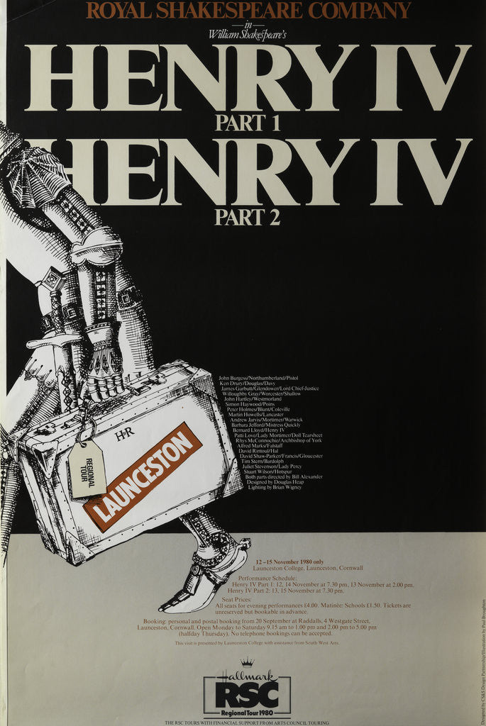 Detail of Henry IV Part 1 and Part 2, 1980 by Bill Alexander
