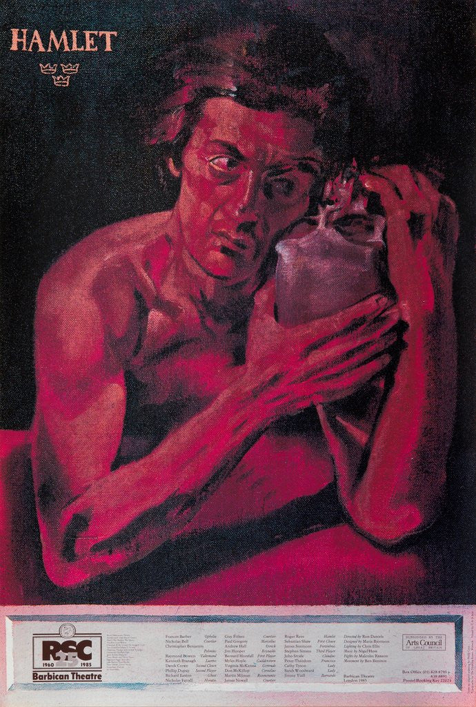 Detail of Hamlet, 1985 by Ron Daniels