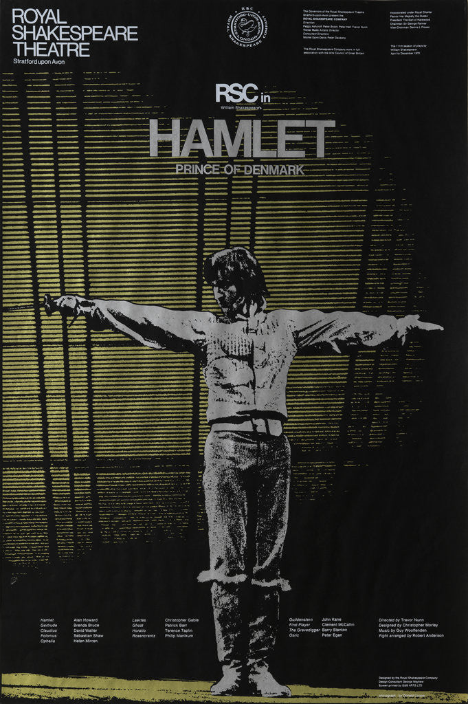 Detail of Hamlet, 1970 by Trevor Nunn