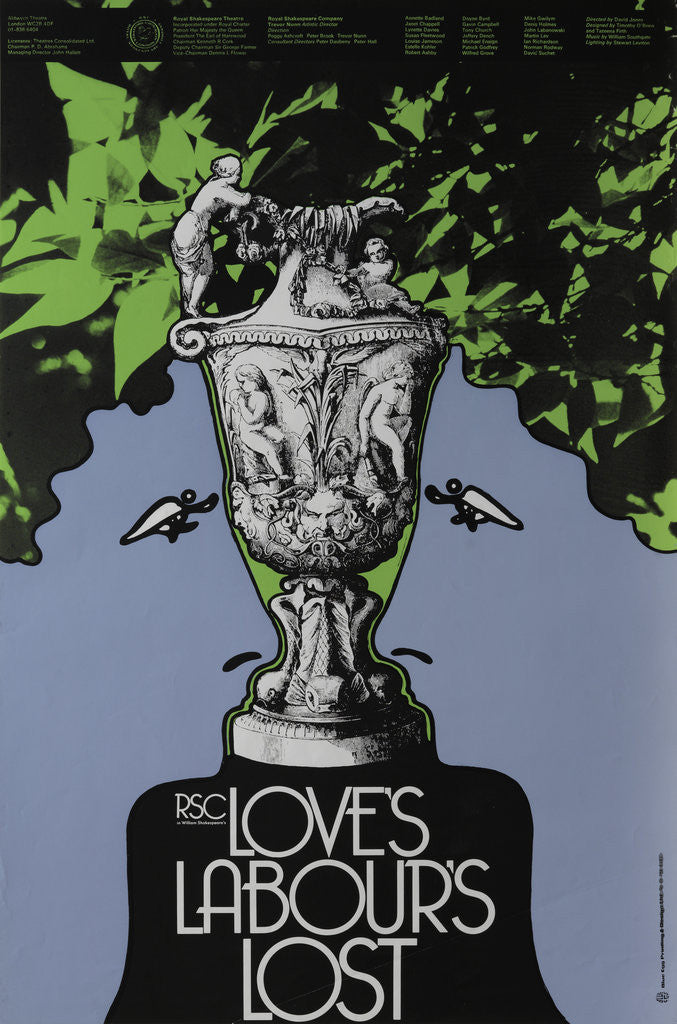 Detail of Love's Labours Lost, 1975 by David Jones