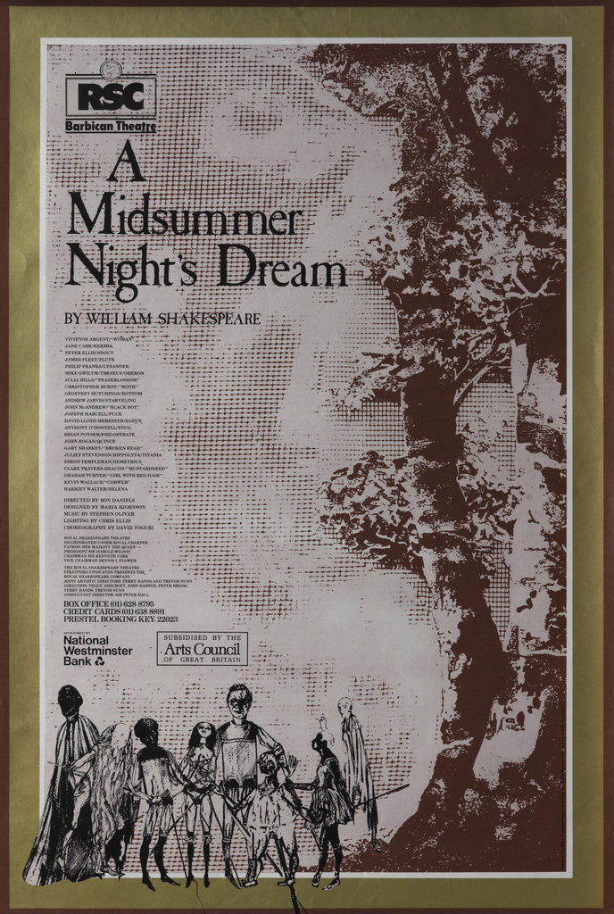 Detail of A Midsummer Night's Dream, 1982 by Ron Daniels