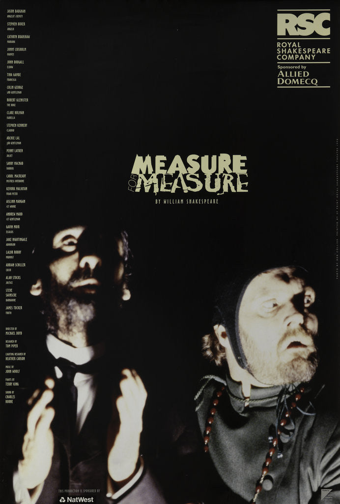 Detail of Measure for Measure, 1998 by Michael Boyd
