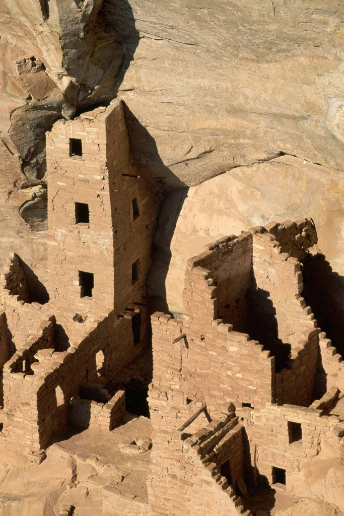 Detail of Four Story House in Cliff Palace by Anonymous