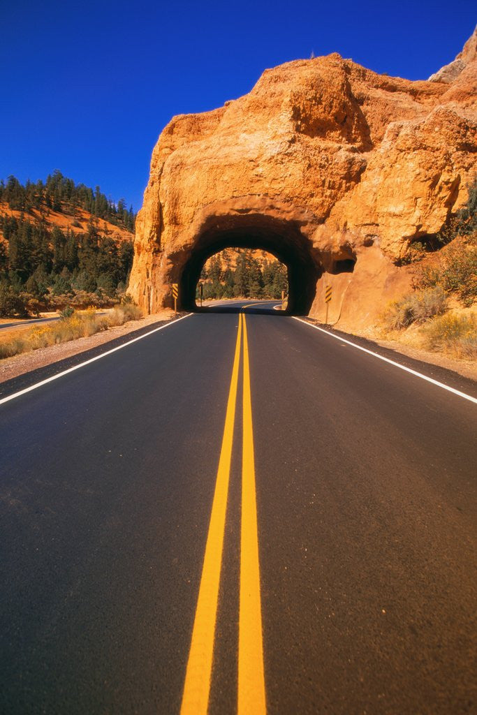 Detail of Highway Passing Through a Hill by Anonymous