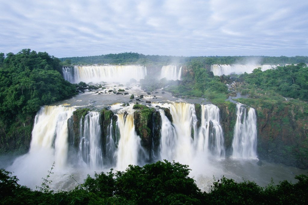 Detail of Iguazu Waterfalls in South America by Anonymous