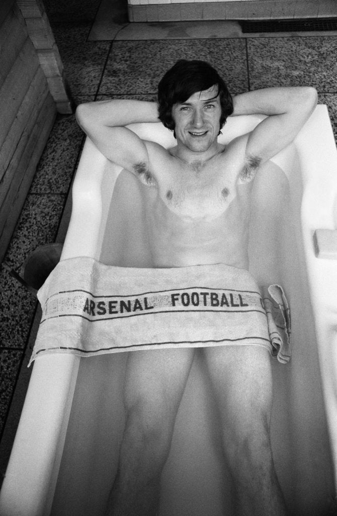 Detail of Arsenal winger George Armstrong by Monte Fresco