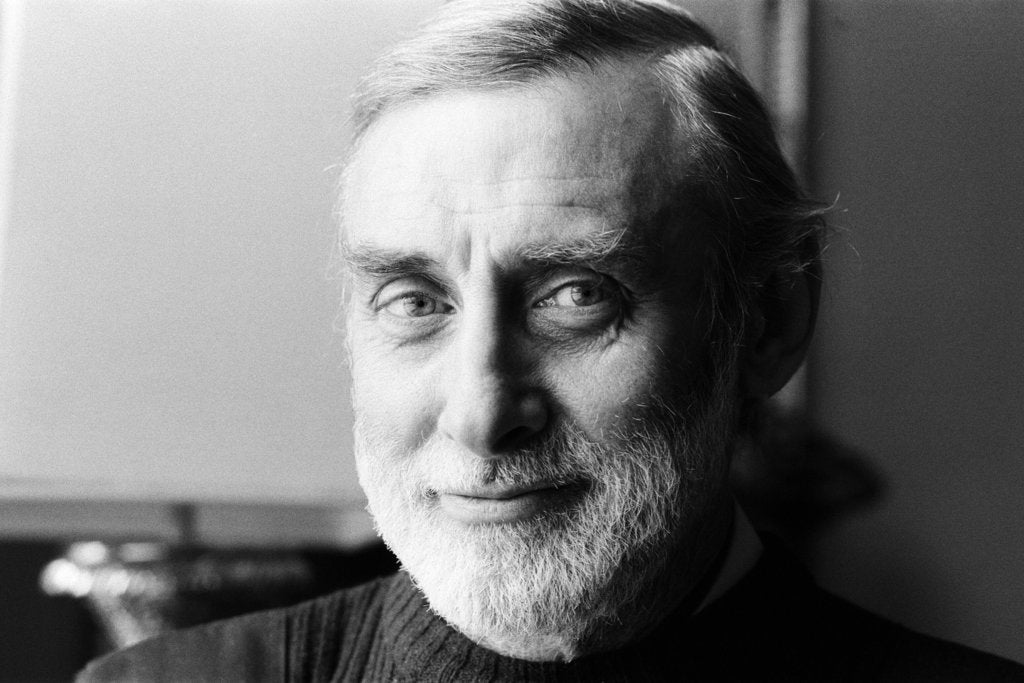 Detail of Spike Milligan, 1979 by Mike Maloney