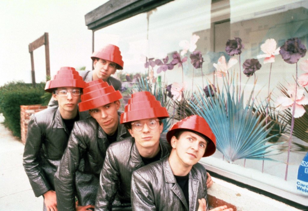 Detail of Devo, 1981 by Laurence Cottrell