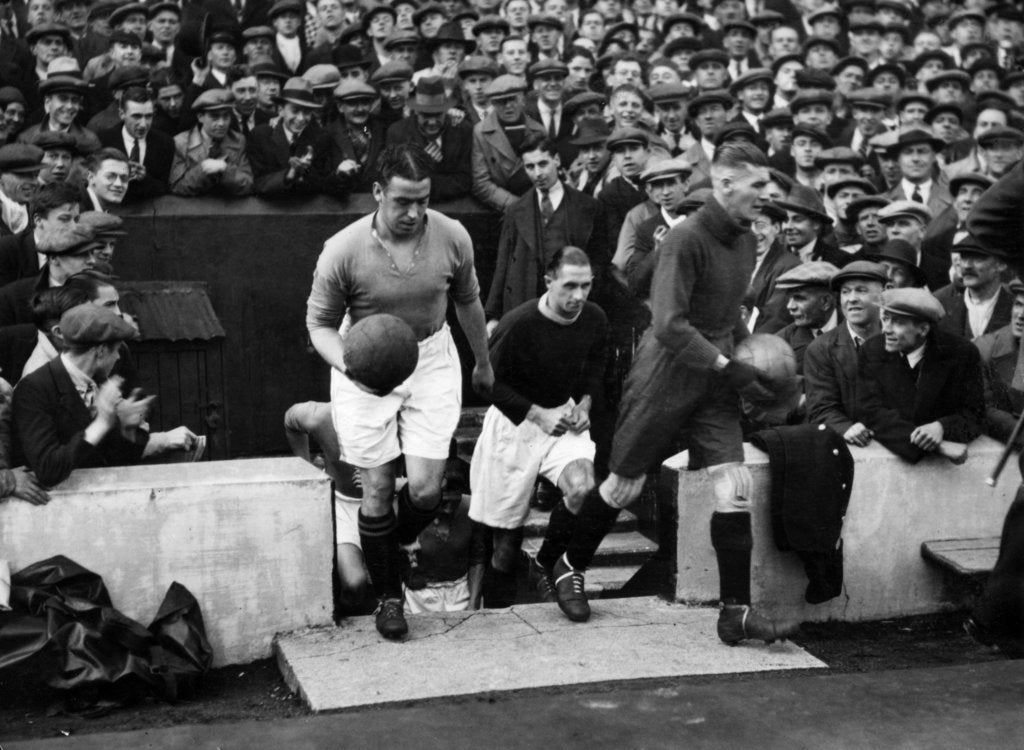 Detail of Everton footballer Dixie Dean by Anonymous