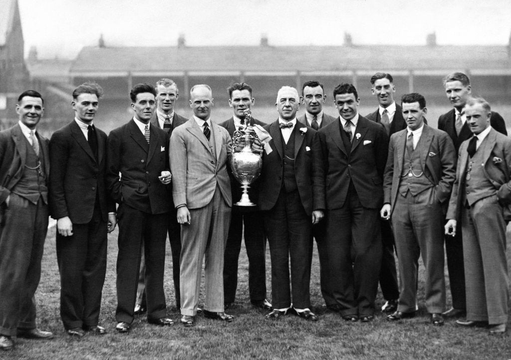 Detail of Everton footballer Dixie Dean by Anonymous