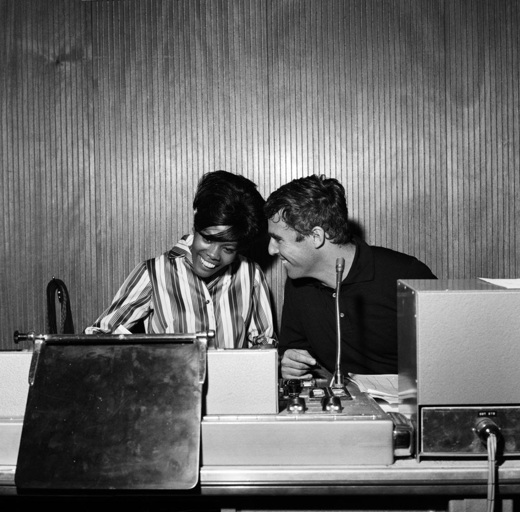 Detail of Dionne Warwick & Burt Bacharach, 1964 by Bela Zola