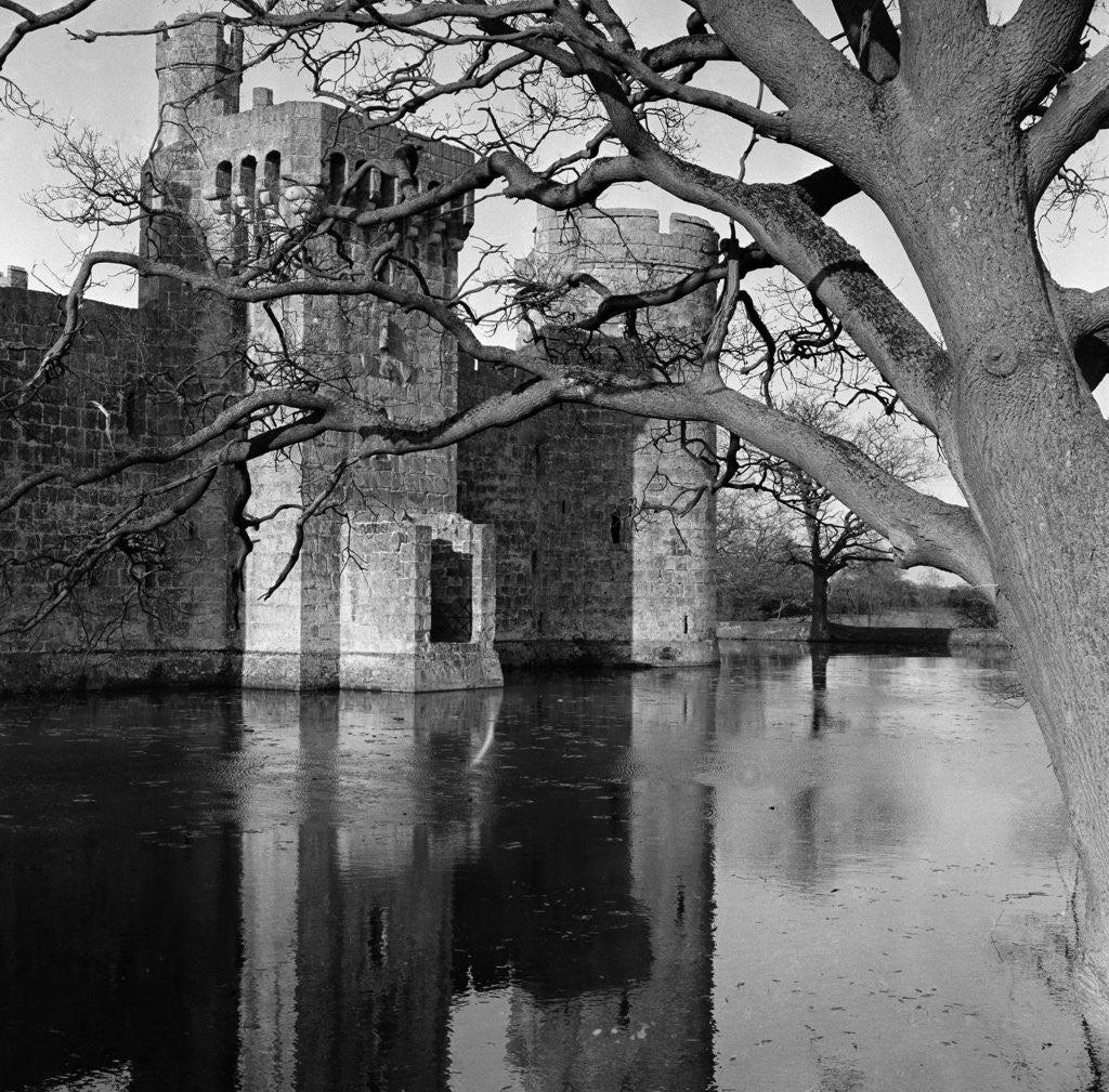 Detail of Bodiam Castle, East Sussex, 1966. by Greaves